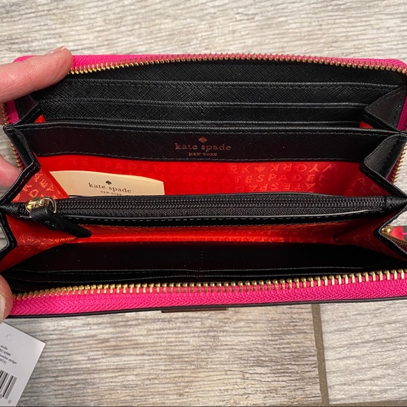 Kate Spade Neda Laurel Way Bonita Stripe Wallet - Picture 6 of 9